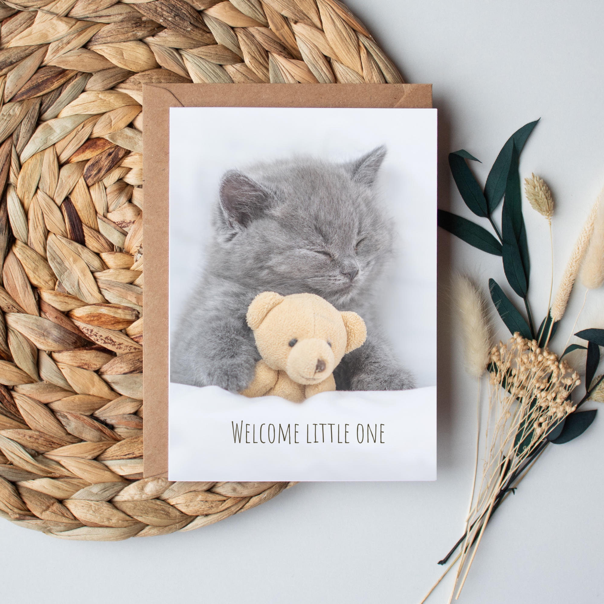 Little One Cat Greeting Card
