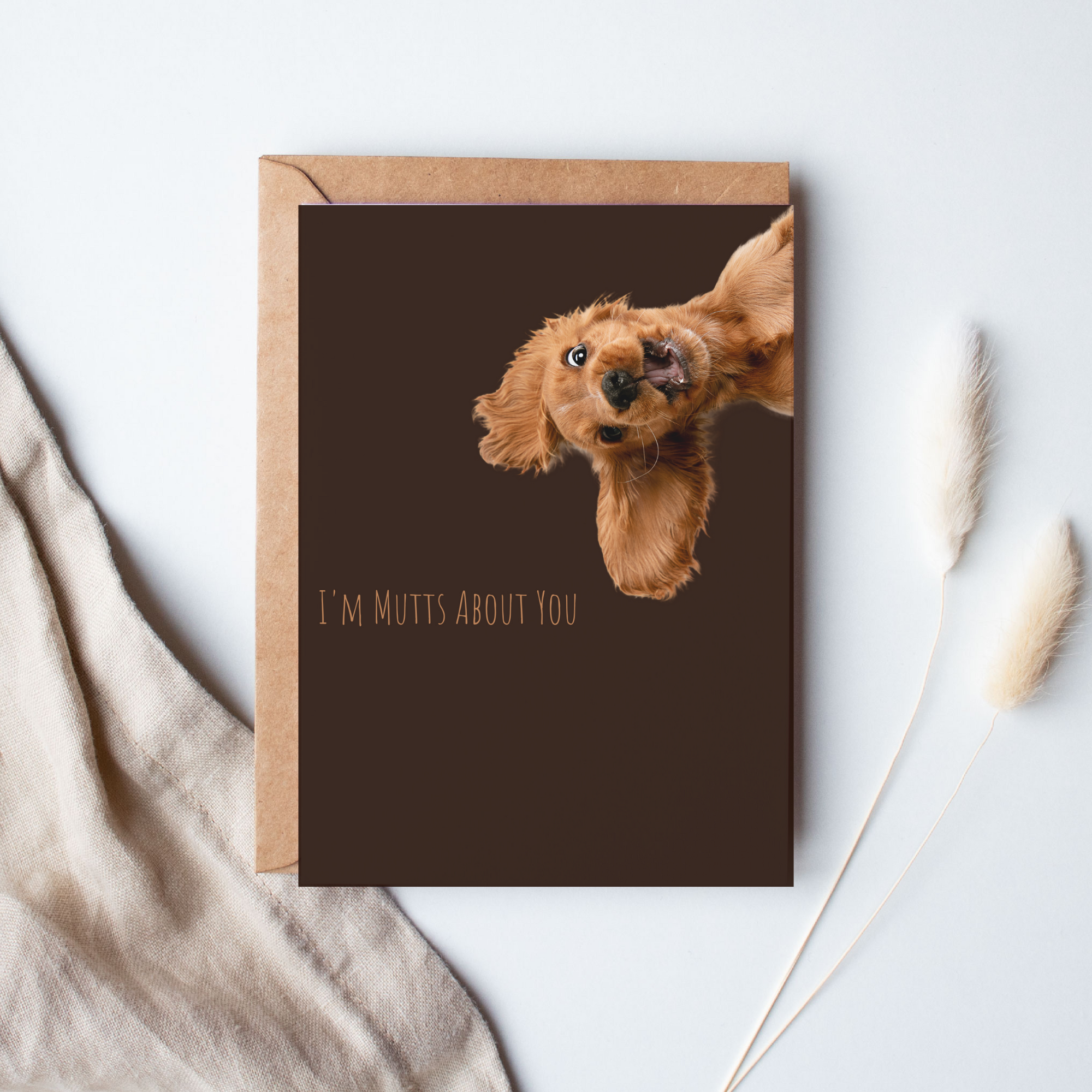 Mutts About You Dog Greeting Card