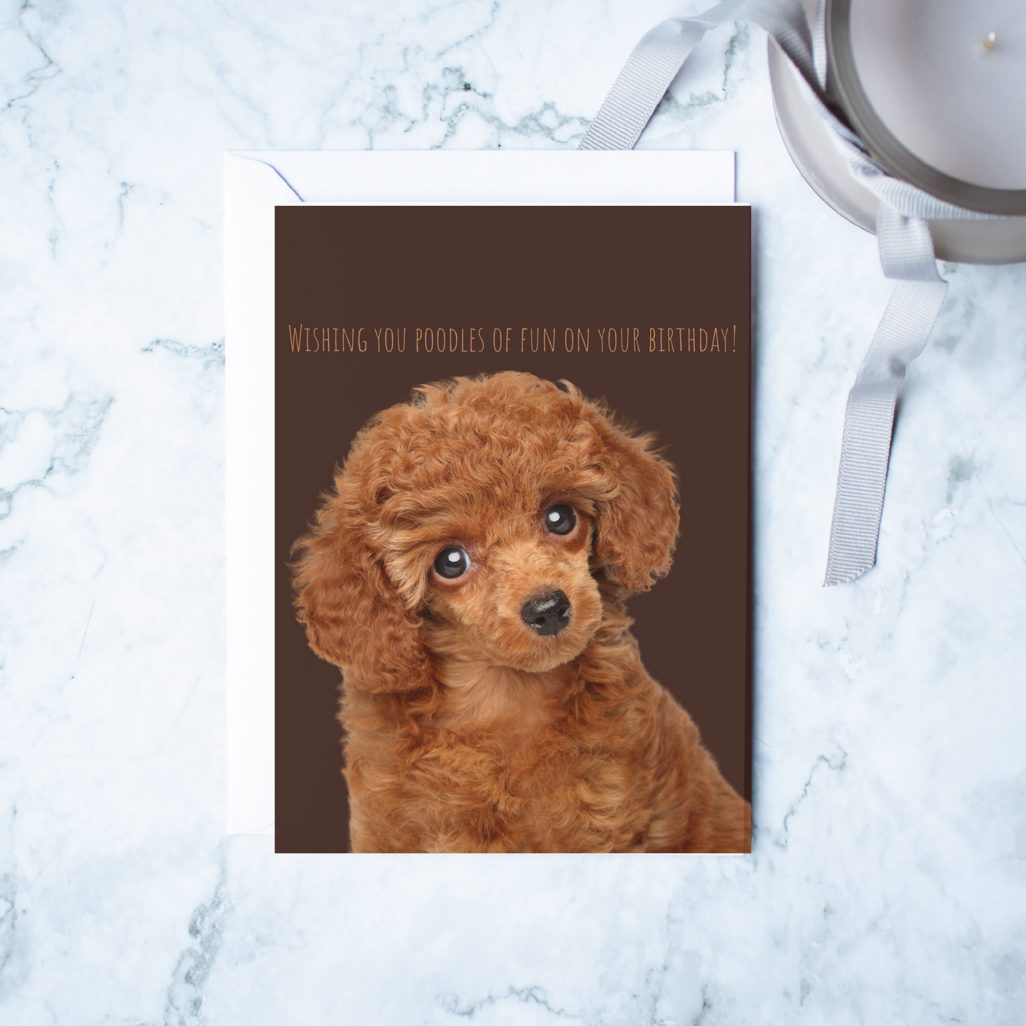 Poodles of Fun Dog Greeting Card