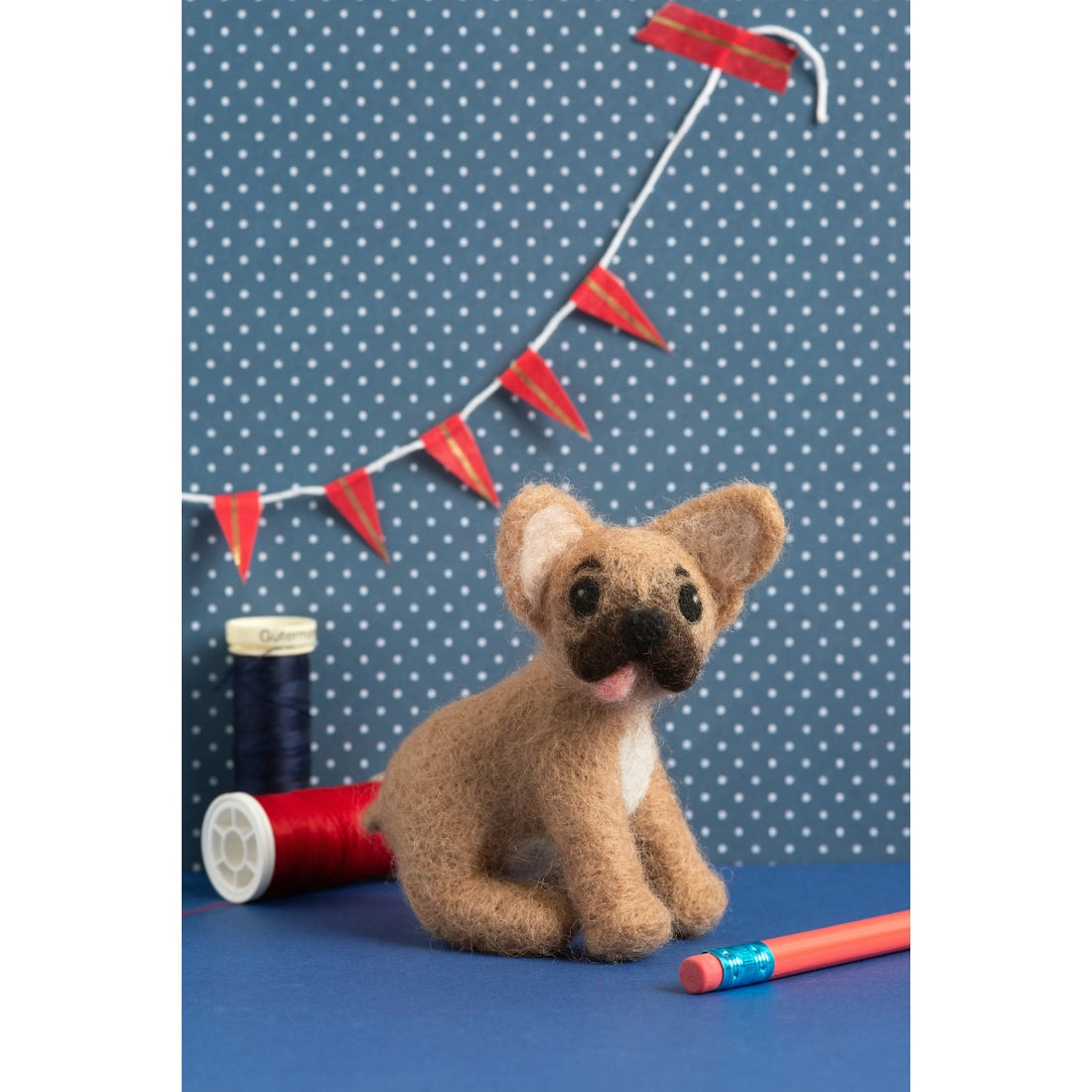 French Bulldog Mini Needle Felting Kit - The Ambitious Acorn